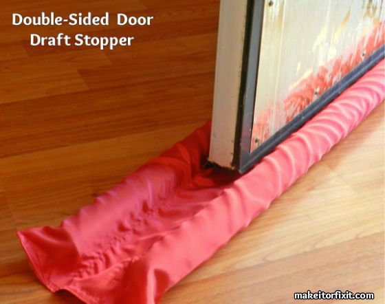 How To Make A Double Sided Door Draft Stopper Make It Or