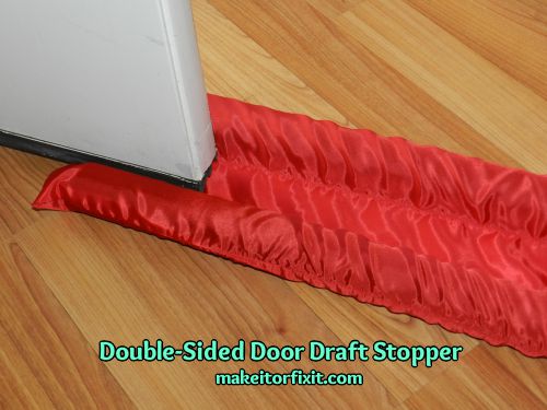 How To Make A Double Sided Door Draft Stopper Make It Or