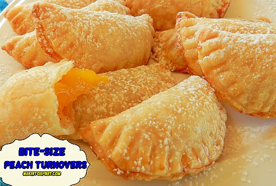 Bite-Size Peach Turnovers