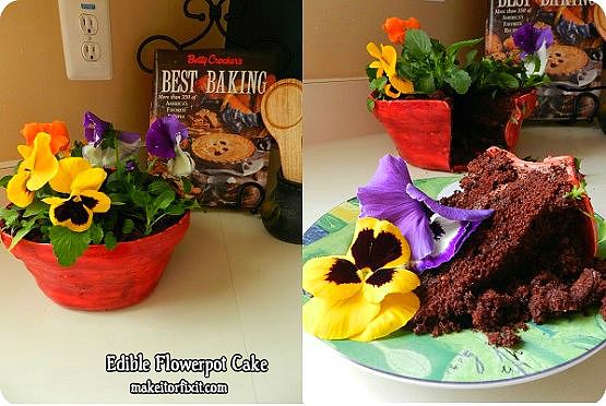 How To Make This Edible Flowerpot Cake