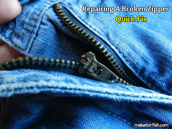 How to Quickly Repair a Broken Zipper Make It Or Fix It Yourself