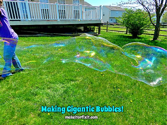 Making Gigantic Bubbles