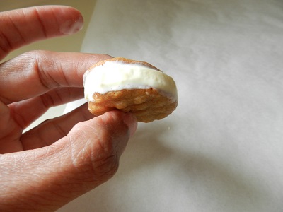 Bite-Size Peanut Butter Cookie Ice Cream Sandwiches
