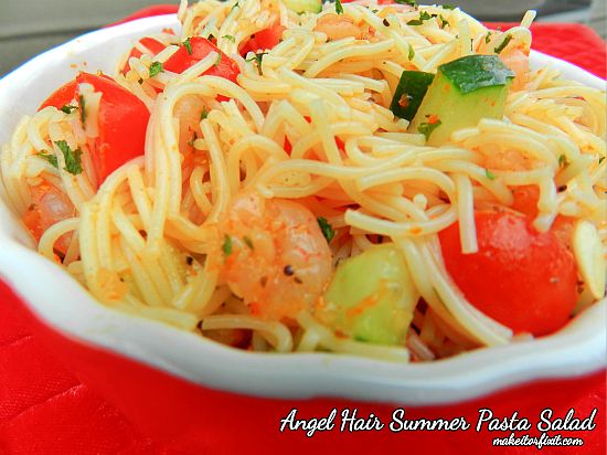 Angel Hair Summer Pasta Salad