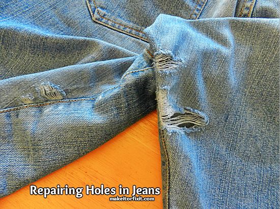 forræder personificering sandsynligt How to Repair Holes in Jeans | Make It Or Fix It Yourself!