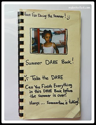 How To Make A Summer Dare Book For Kids