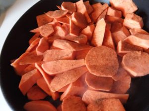 Pan Fried Sweet Potatoes